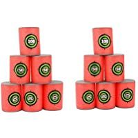 12 latas de espuma suave con diana para juegos con armas Nerf de Vorcool